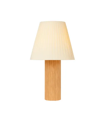 L. MESA RIA BLANCA 35X53 en Madera natural - Lámparas de mesa, Uruguay | Masinfinito Casa