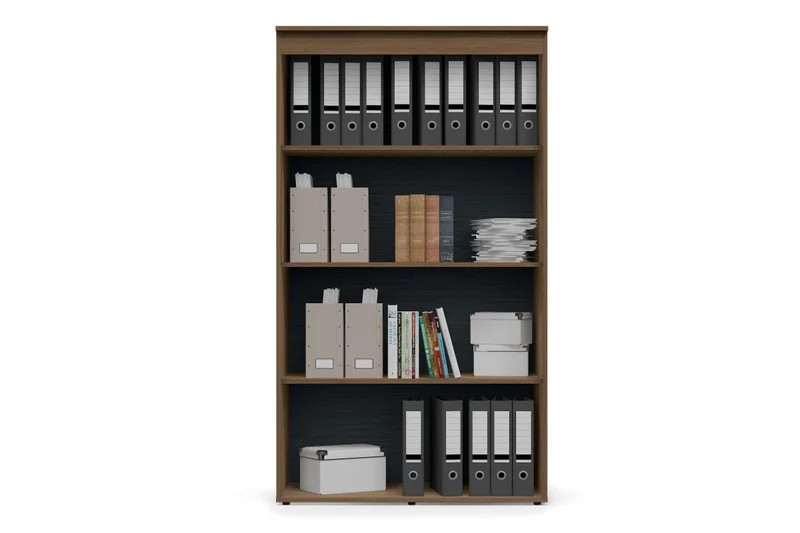BIBLIOTECA ALTA PREMIUM 160CM LINEA MUNIQUE en Marrón - Bibliotecas, Uruguay | Balton, vista 3