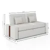 Sillón Sofá Cama Charlotte - Beige en Beige - Sillones y sofás, Uruguay | Ecowood, vista 5 de 5