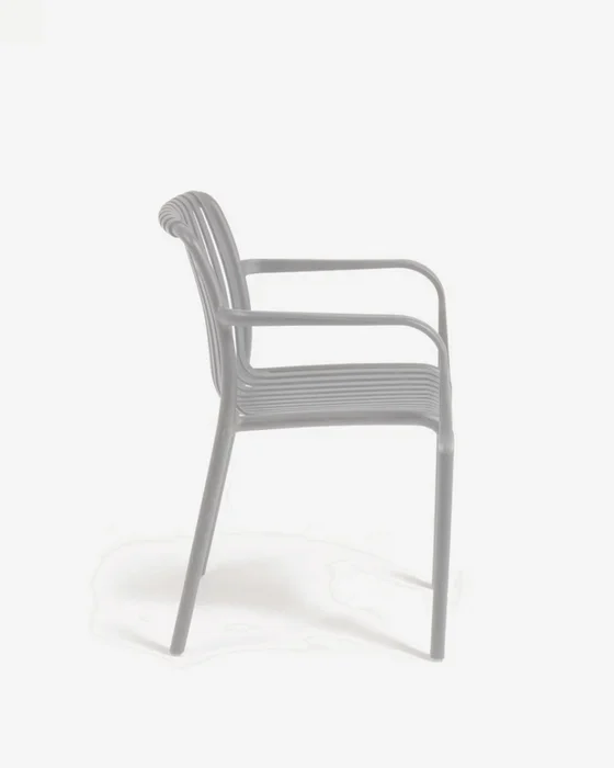 Silla de exterior Isabellini - gris claro en Gris - Sillas, Uruguay | Kavehome, vista 8