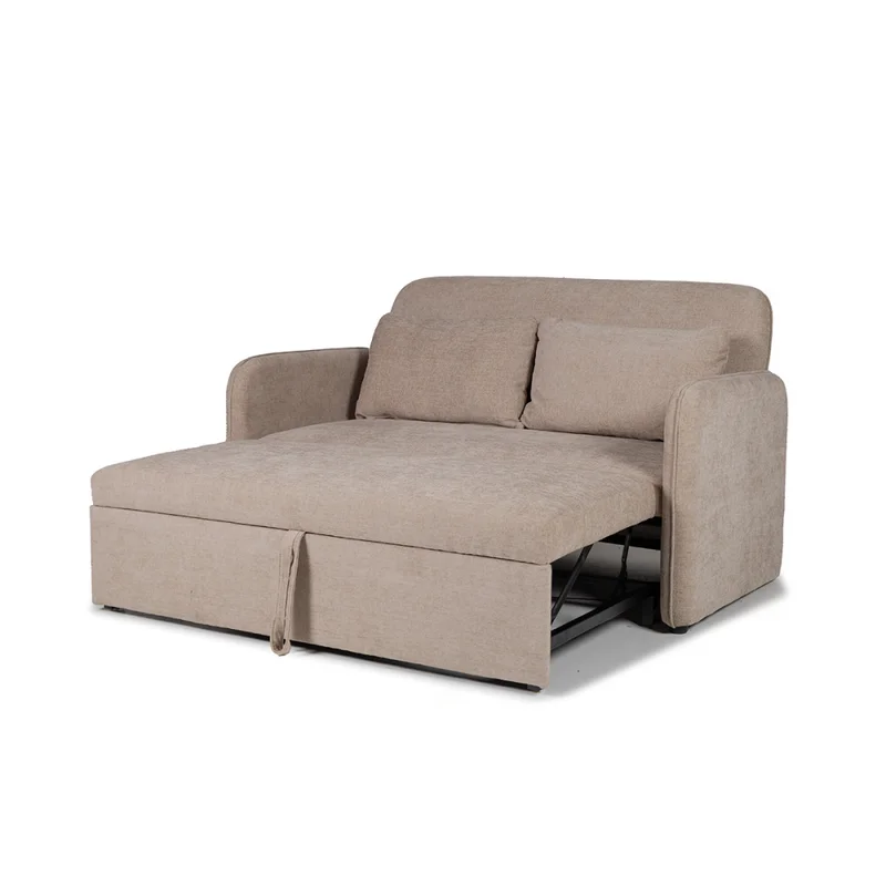 Sofá Cama Spazio - Tela Microfibra - 130 (Beige) en Beige - Sillones y sofás, Uruguay | Nyr, vista 4