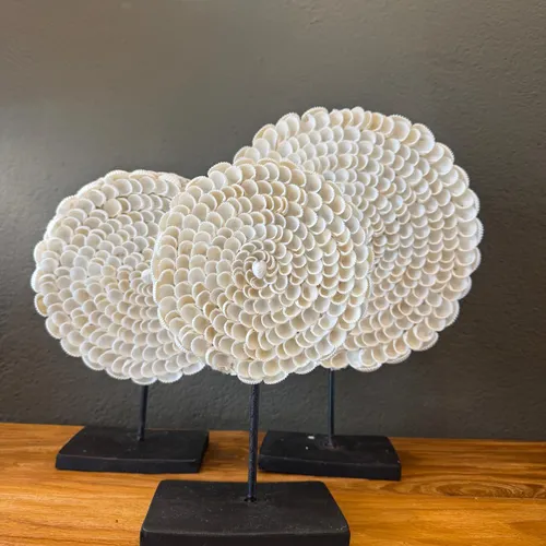 Escultura de caracoles blancos S - en Blanco - Decoración, Uruguay | Rumah Studio Home