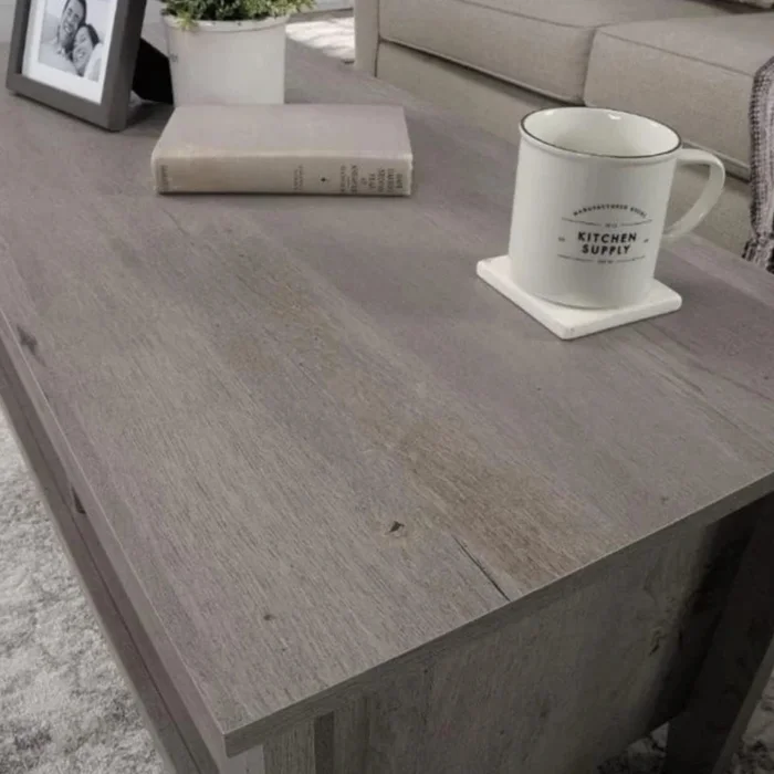 Mesa Ratona Articulada Sauder - Linea Dakota Pass - Gris en Gris - Mesas de living, Uruguay | Ecowood, vista 3