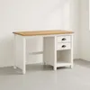 Escritorio 2 Cajones Madera Blanco Topazio en BCO/NAT - Escritorios y sillas de escritorio, Uruguay | Divino, vista 1 de 3