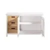 Aparador 2 Puertas 3 Cajones Combinado 100% Madera en BLANCO CARVALHO - Sillones y sofás, Uruguay | Soy Hogar, vista 3 de 10