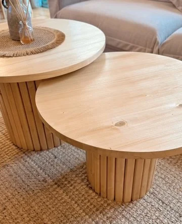 Mesas nido con base de varillas - Mesas de living, Uruguay | Decoramuss, vista 2