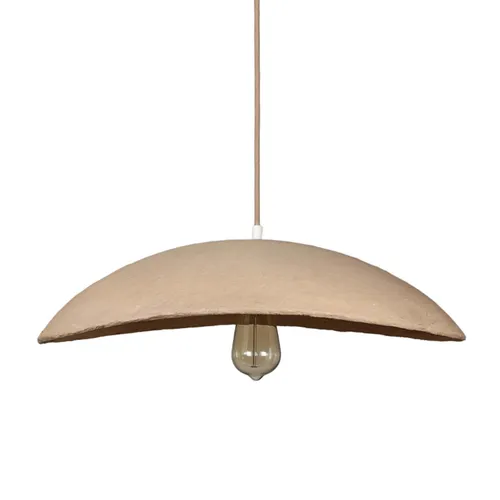 Lámpara de techo Papel maché Marrón Cosmos Taupe en Beige - Lámparas colgantes, Uruguay | Le Blanc