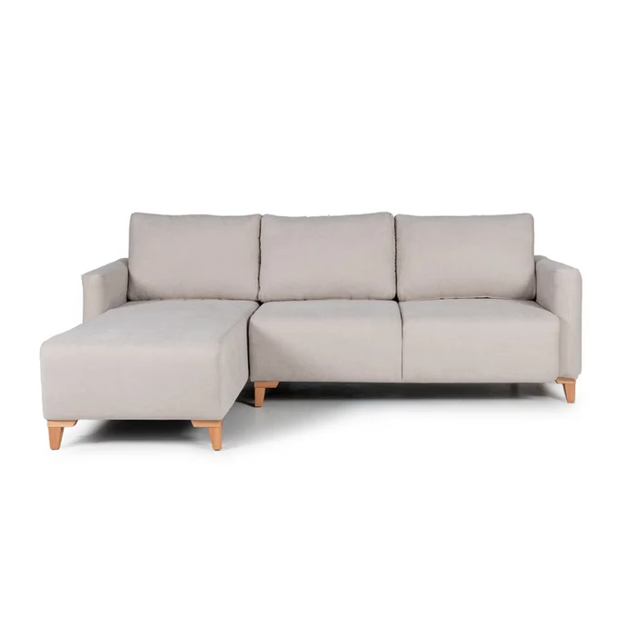 Rinconera Cuarzo - Tela Microfibra - Chaise izquierdo - TC 1010 (Beige) en Beige, Uruguay | NYR, vista 2