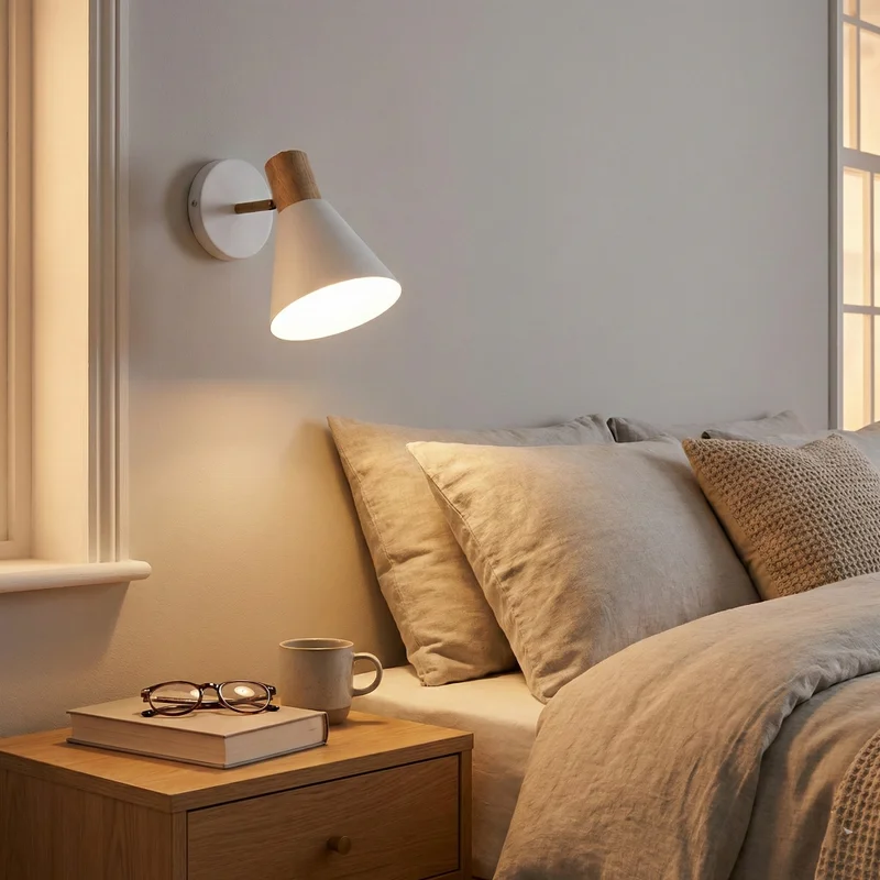 Aplique de Pared Nora Wall en Blanco - Iluminación, Uruguay | La Perla, vista 3