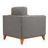 Butaca Tela-y-madera Gris Luxor Premium Gris Osc en Gris - Sillones y sofás, Uruguay | Divino, vista 5 de 8