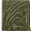 Manta DRAGEHODE 140x200 fleece oliva osc en Verde oliva - Textiles, Uruguay | JYSK, vista 1 de 2