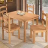 JUEGO DE COMEDOR MADERA MACIZA 4 SILLAS JC2024 - Mesas de comedor, Uruguay | Alfa Ventas, vista 1 de 2