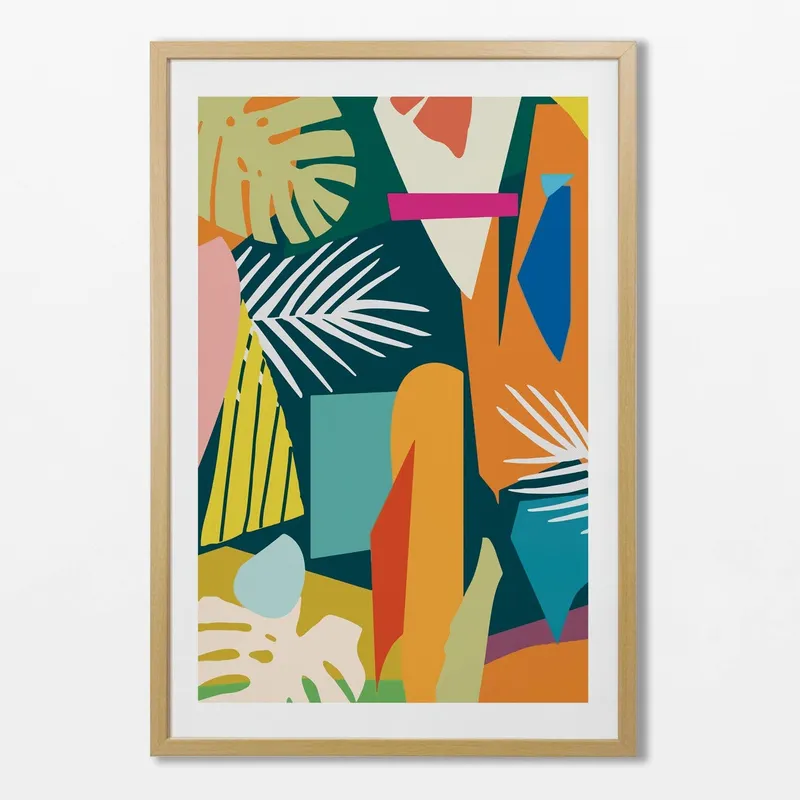 Jungle N.03 en Multicolor - Láminas, Uruguay | La Cuadrería