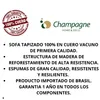 SOFA 100% CUERO - 3 CUERPOS - MODELO DOMINI - PERLA MATE en Perla - Sillones y sofás, Uruguay | Champagne Home, vista 5 de 5
