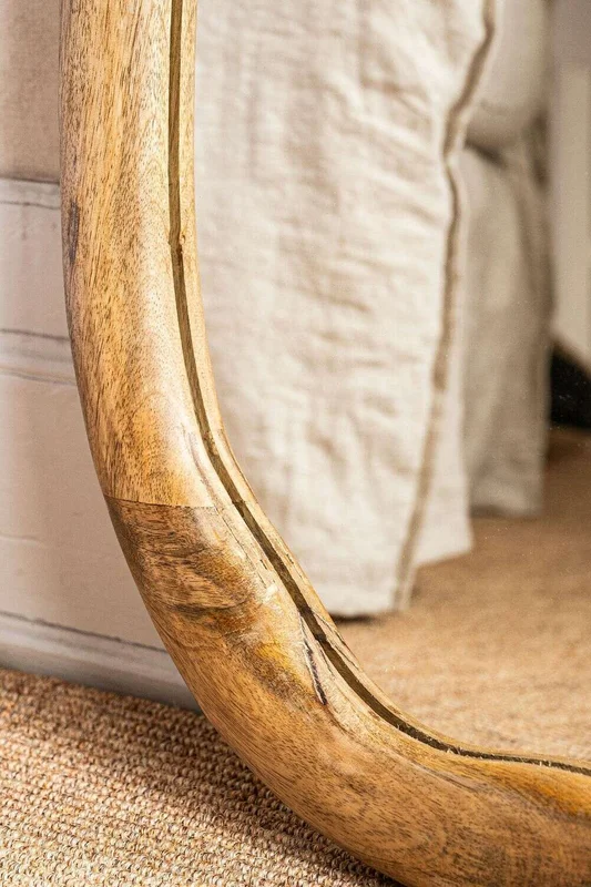 ESPEJO CURVE - MANGO - 55 X 1.26 MTS en Madera natural - Espejos, Uruguay | La Iberica, vista 5