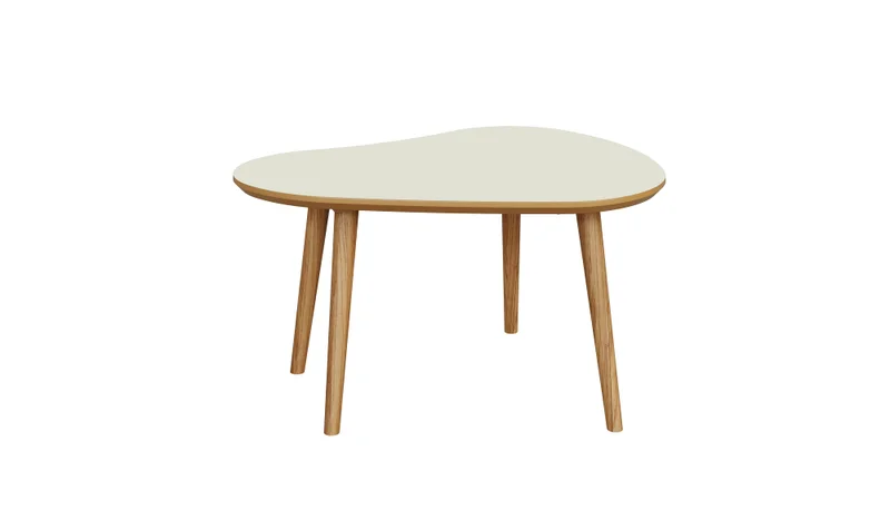 Mesa De Centro Ratona Organica 79cm 100% MDF en Beige - Mesas de living, Uruguay | Balton, vista 6
