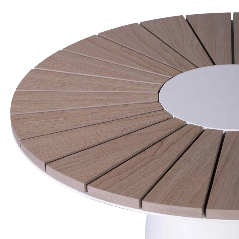 Set De Terraza Aluminio Aluminio Blanco Coral en BLANCO BEIGE - Muebles para el exterior, Uruguay | Divino, vista 3