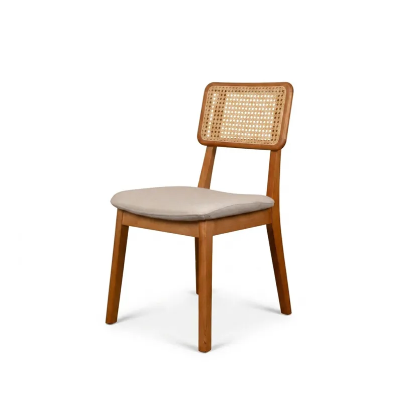 Silla Classic con tejido - Tela Rústica - Crudo en Beige - Butacas, banquetas y puffs, Uruguay | NYR