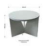 Mesa de Centro Arco 60cm - Blanco - Mesas de living, Uruguay | Berna home, vista 5 de 5