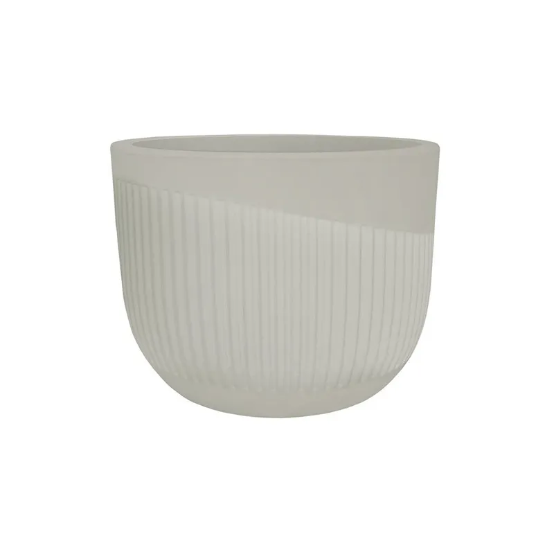 MACETA SPELLO RISCHIO BLANCA 15X15CM en Blanco - Macetas, Uruguay | Decohogar