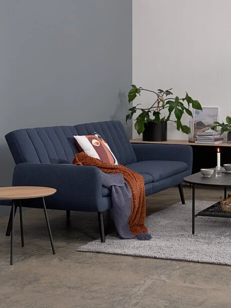 Sofá cama HARNDRUP azul oscuro en Azul - Sillones y sofás, Uruguay | JYSK, vista 2