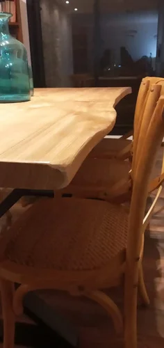 Juego De Comedor Madera Ozark Industrial 6 Sillas Vienesas A Eleccion en Madera natural - Mesas de comedor, Uruguay | Ozark Home, vista 6