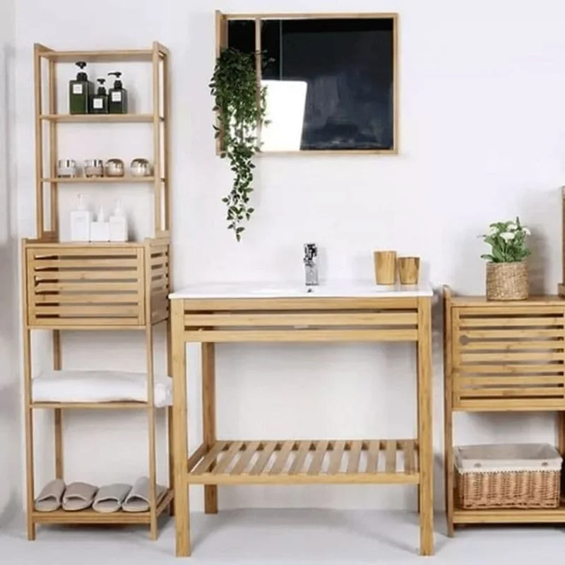 Estantería Blosh en Madera natural - Muebles, Uruguay | Uruguay Bamboo, vista 5