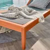 Reposera de exterior Caterin - de madera maciza de eucalipto en color gris en Gris - Muebles para el exterior, Uruguay | Kavehome, vista 4 de 10
