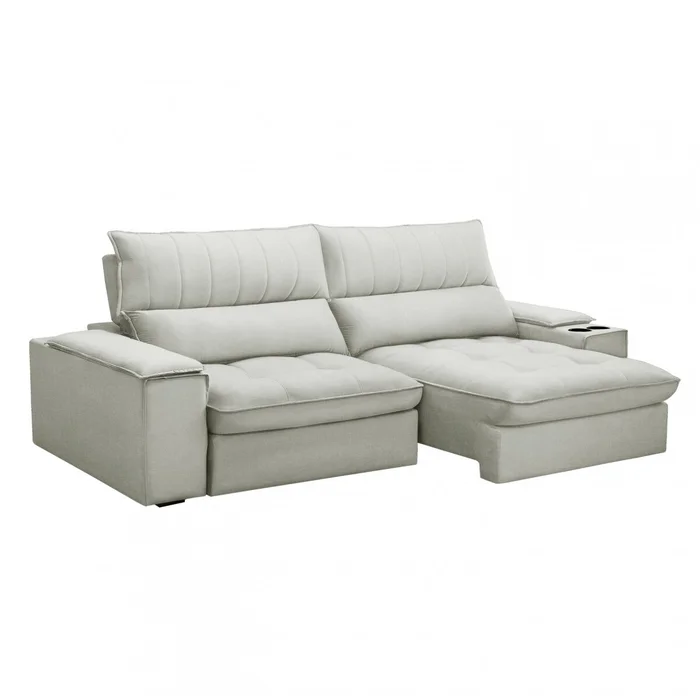 Sillón 3 cuerpos Retráctil Reclinable - Bariloche - Beige en Beige - Sillones y sofás, Uruguay | Rústico Hogar, vista 2