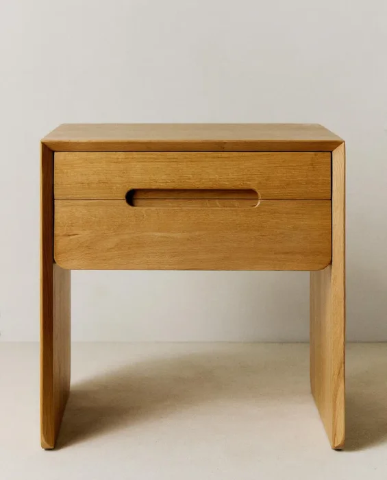 MESITA DE NOCHE MADERA ROBLE - Mesas de luz, Uruguay | Zara Home