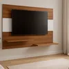 Panel para Tv Lucerna con 2 Estantes -Nogal Manchester/Blanco - Muebles para TV, Uruguay | Berna home, vista 2 de 2