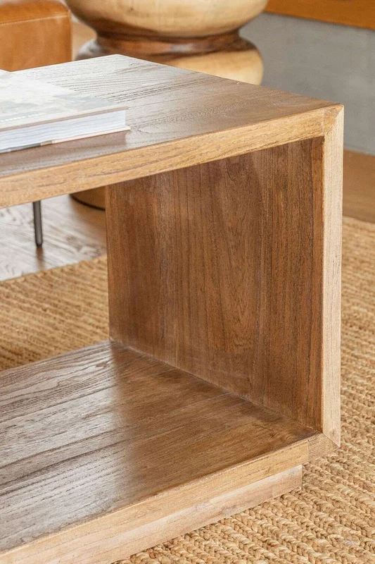 RACK / MESA LIVING CUBO - 1.75 X 0.40 MTS en Madera natural - Muebles para TV, Uruguay | La Iberica, vista 8