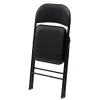 Silla Plegable Simil Cuero - Dark en Negro - Muebles para el exterior, Uruguay | Delta Center, vista 2 de 2
