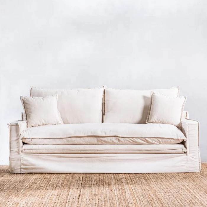 Sillón Tessa 3 Cuerpos Crudo en Beige - Sillones y sofás, Uruguay | Aihaus