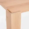 Mesa Deyanira de chapa de roble y patas de madera maciza de roble 200 x 100 cm en Madera natural - Mesas de comedor, Uruguay | Kavehome, vista 4 de 6