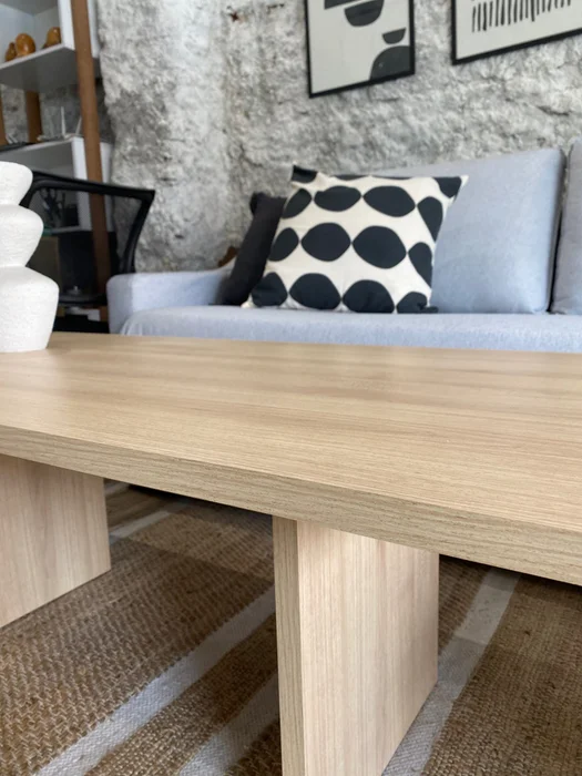 Mesa de Centro Capri 120cm - Crudo en Madera natural - Mesas de living, Uruguay | Berna Home, vista 6