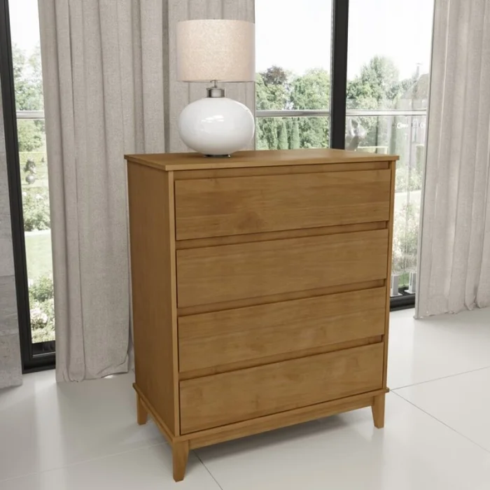 Cómoda Prata Natural en Madera natural - Mesas de luz, Uruguay | Aihaus