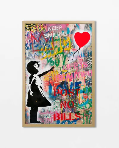 Banksy Grafitti N.02 en Multicolor - Láminas, Uruguay | La Cuadrería