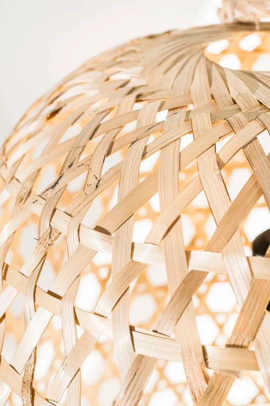 GRAN LAMPARA DE TECHO BLOND - FIBRAS en Madera natural - Lámparas colgantes, Uruguay | La Iberica, vista 4