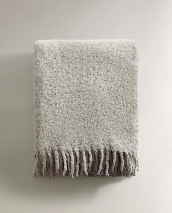 MANTA LANA en Gris - Textiles, Uruguay | Zara Home, vista 5