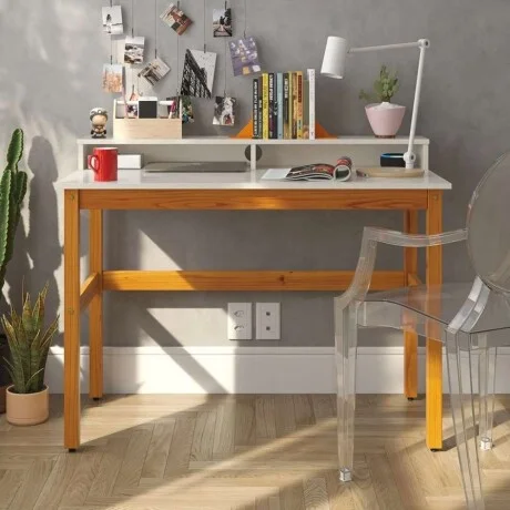 Escritorio California - Off Withe en Beige - Escritorios, Uruguay | La Cueva Muebles, vista 9