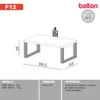 Mesa Ratona Industrial 90cm 100% MDF - Linea Factory - Mesas de living, Uruguay | Balton, vista 9 de 10