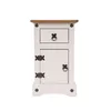 Mesa de luz 1 puerta 1 cajón - Eco - Línea Monterrey - Blanco - Mesas de luz, Uruguay | Ecowood, vista 3 de 9