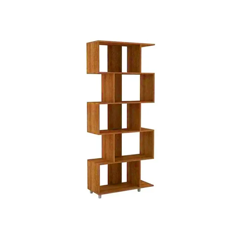Biblioteca Estanterias Linea Retro 5 Estantes Choco Esm209 en Amarillo - Mesas de comedor, Uruguay | Soy Hogar