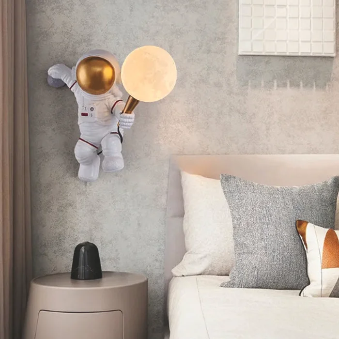 Luminaria lampara de pared astronauta en Blanco - Iluminación, Uruguay | Decotech, vista 2