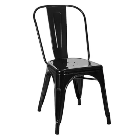 Silla Tolix - Negro en Negro - Sillas, Uruguay | La Cueva Muebles, vista 8