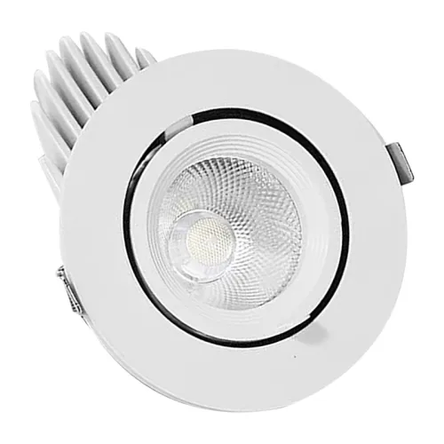 Downlight LED Empotrable Lyon 8W Luz Cálida en Blanco - Lámparas colgantes, Uruguay | Serlux