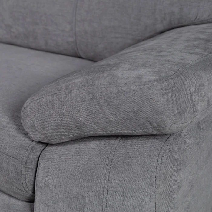 Sofá Adria (Outlet) - Tela Microfibra - 3 cuerpos - 9250 (Grafito) en Gris - Sillones y sofás, Uruguay | NYR, vista 3