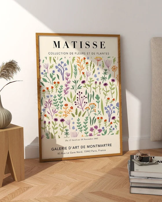 Matisse - Floral N.02 en Multicolor - Láminas, Uruguay | La Cuadrería, vista 3