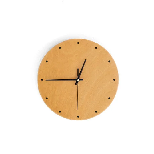 Reloj Praga en Madera natural - Decoración de pared, Uruguay | Benteveo, vista 3